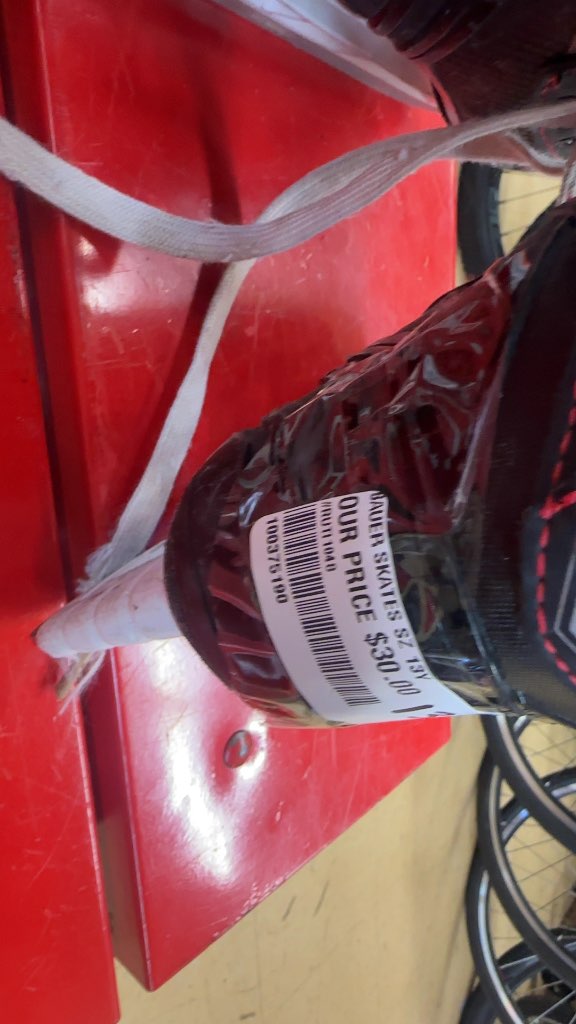 Bauer Ice Hockey Skates NS Used Size 13Y