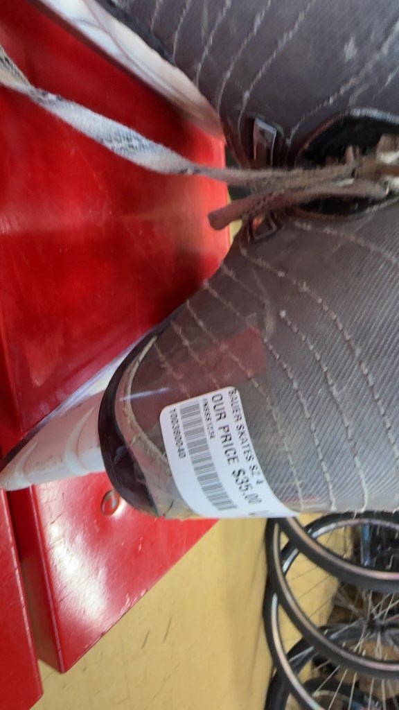 Bauer Supreme 70 Ice Hockey Skates Used Size 4-tendon guards are a bit floppy but still work