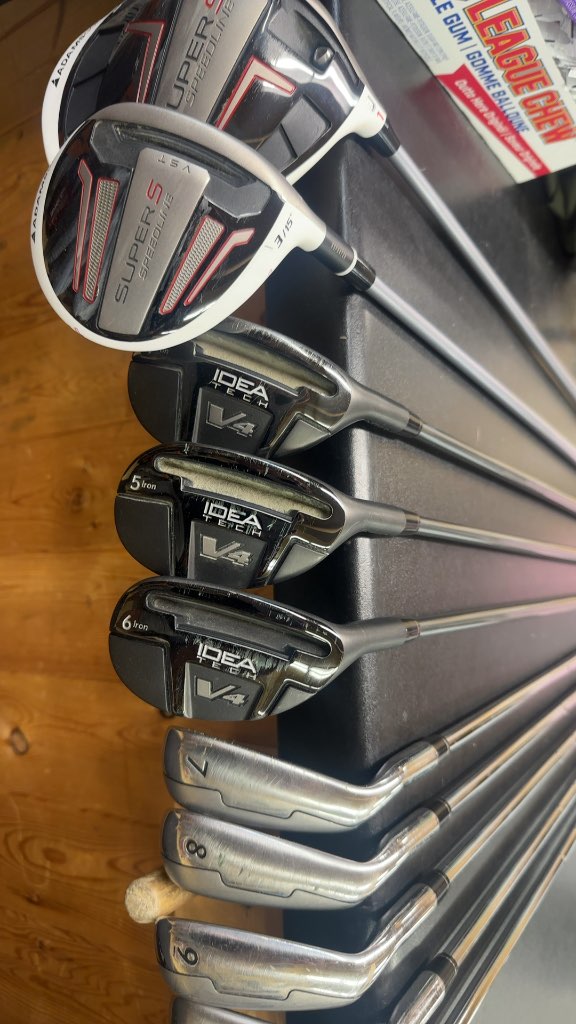 Adams Golf Hybrid Iron Set Idea Tech V4 & Super S Speedline