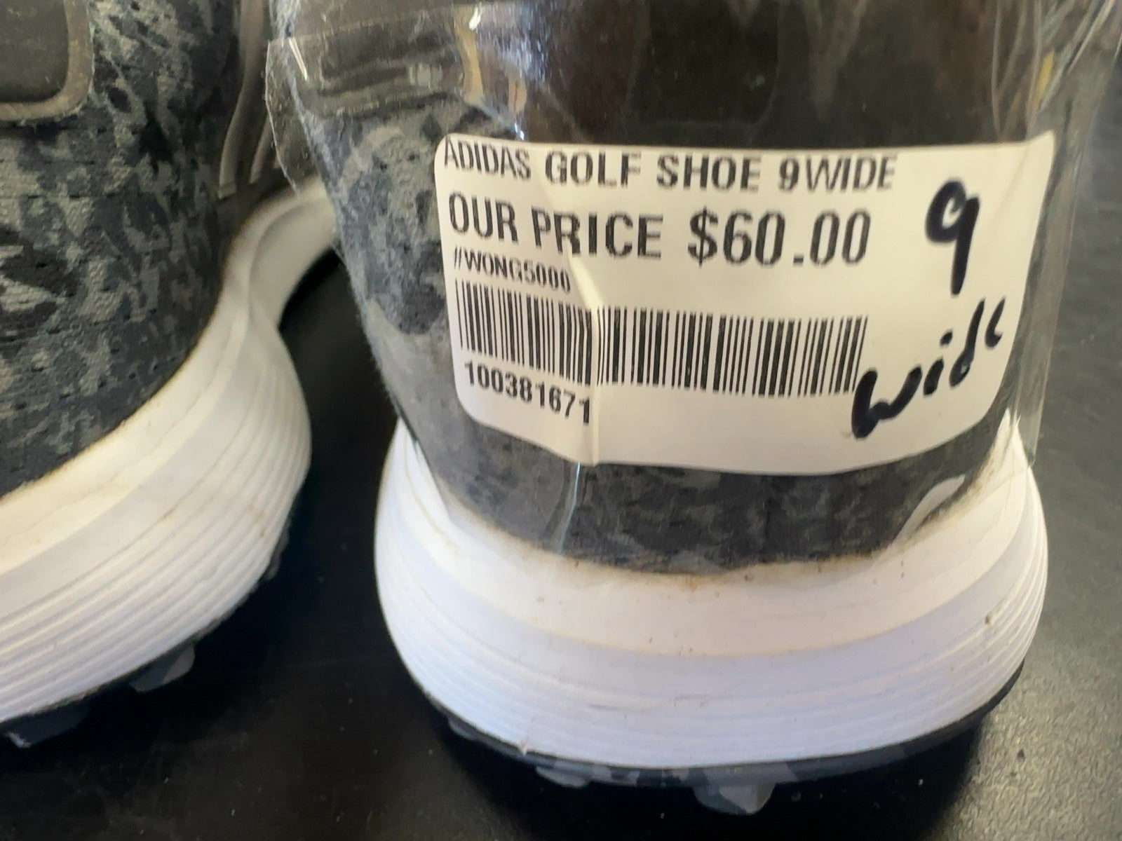Adidas Golf Shoes - Size 9 Wide