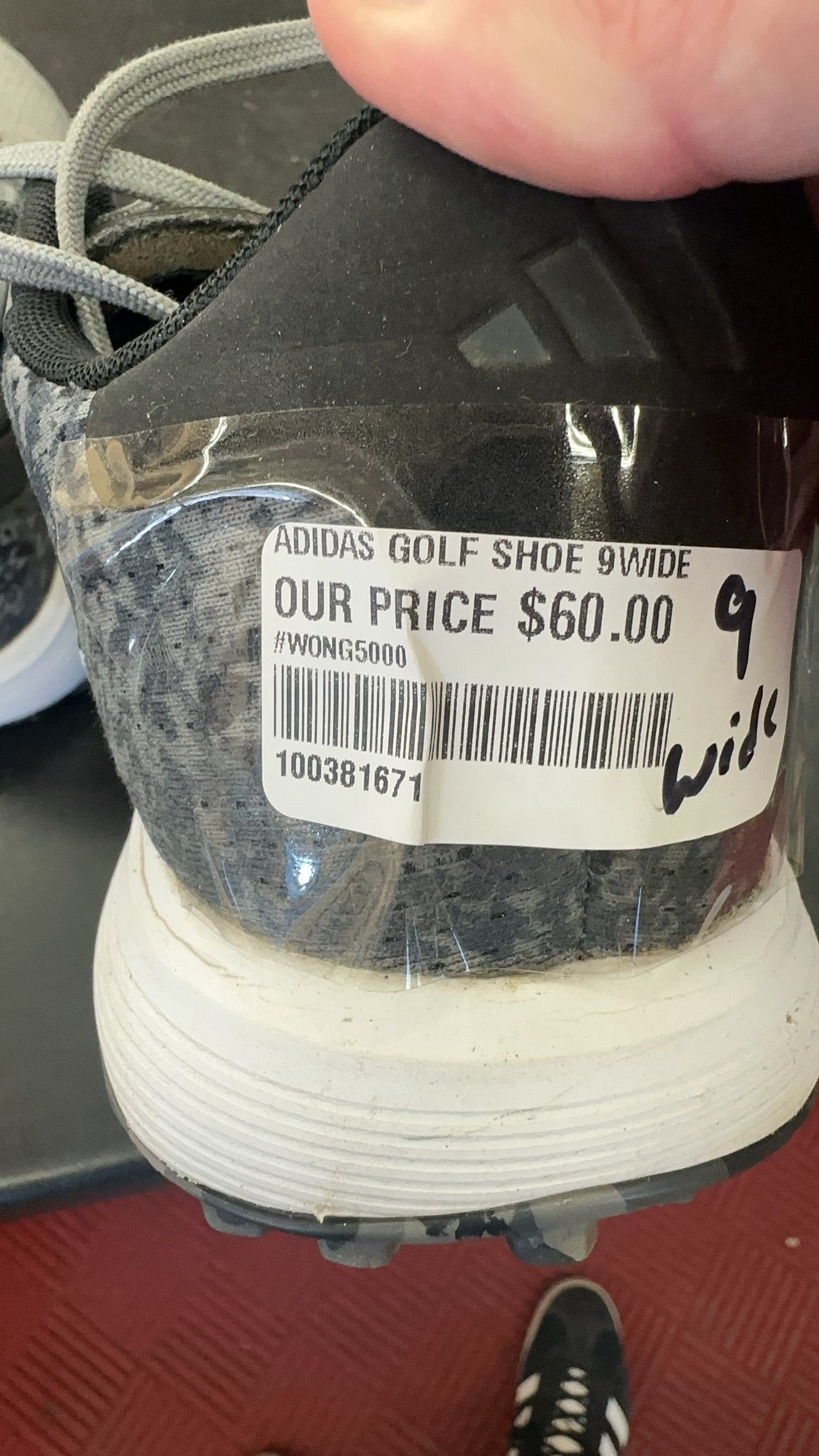 Adidas Golf Shoes - Size 9 Wide