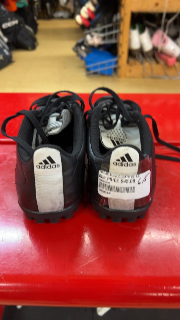 Adidas Soccer Turf Cleats Black/White Good Condition Size 6.5