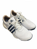 Adidas Tour360 22 Golf Shoes - White/Navy - Size 9.5