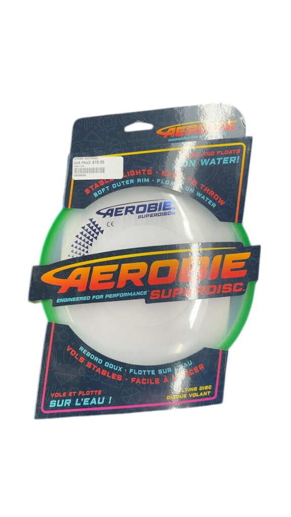Aerobie Flying Disc Superdisc Green New