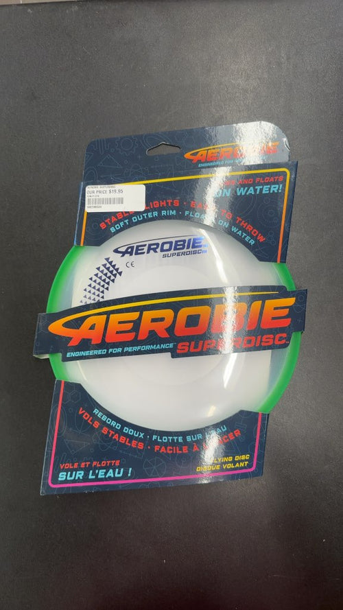 Aerobie Flying Disc Superdisc Green New
