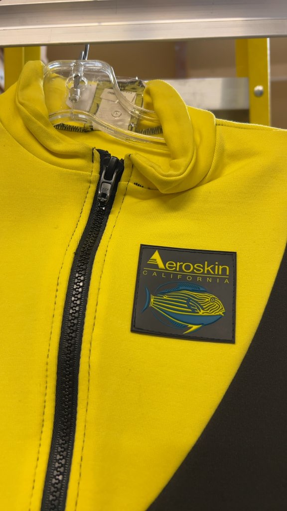 Aeroskin Full Body Dive Skin Suit Yellow/Black Good Condition Size M