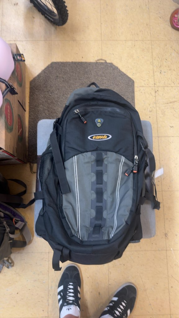 Asolo Hiking Backpack Free Flow System Black/Grey Good Condition