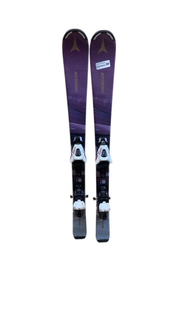 Atomic Maven Junior Skis 110cm Purple Excellent Condition