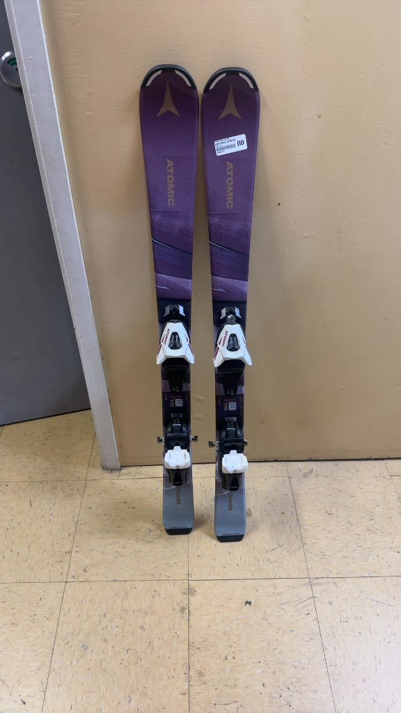 Atomic Maven Junior Skis 110cm Purple Excellent Condition
