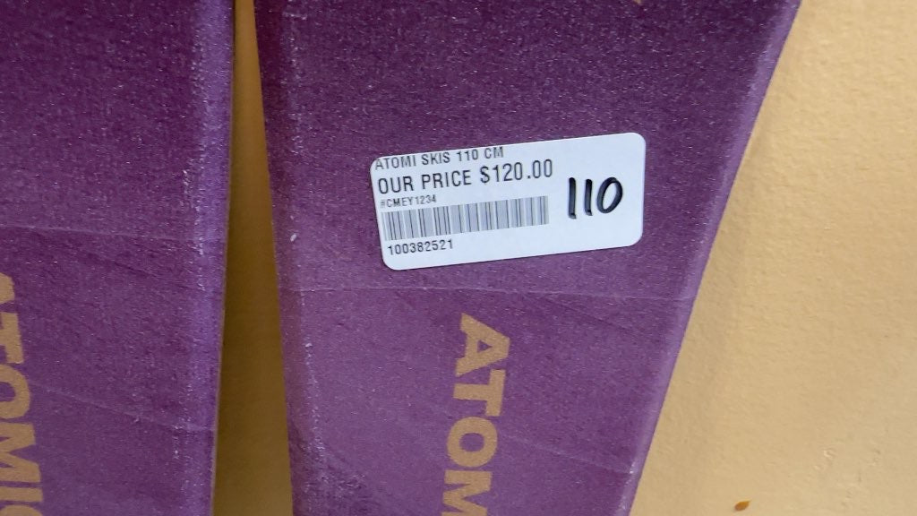 Atomic Maven Junior Skis 110cm Purple Excellent Condition