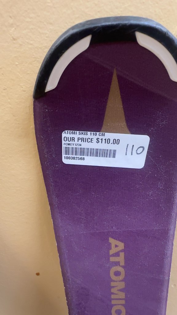 Atomic Maven Skis with Bindings Used 110 cm