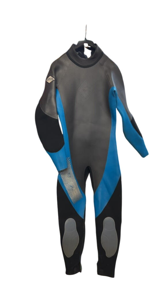 BARE Full Body Wetsuit Blue/Grey/Black Good Condition Size XL