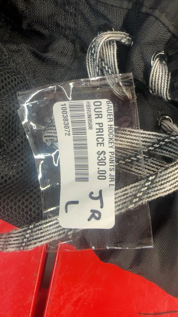 Bauer Hockey Pants Nexus 600 Junior Large Used Black