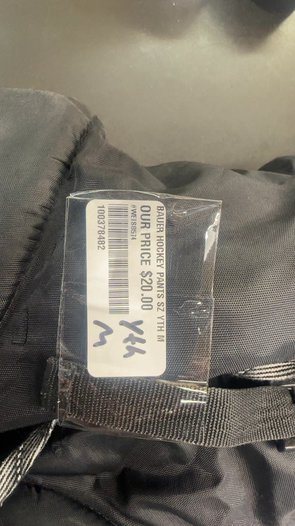 Bauer Hockey Pants Supreme One 40 Black Used Youth Medium