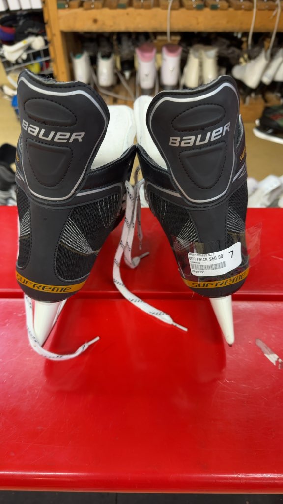Bauer Hockey Skates Supreme Pro Black Used Size 7R