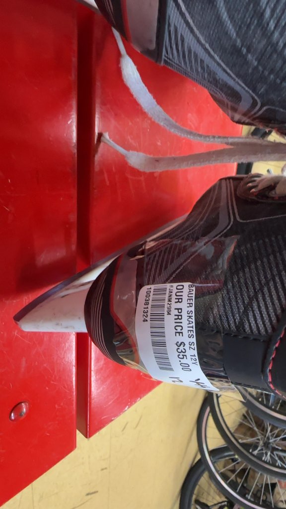 Bauer Hockey Skates Vapor Youth Used Size 12Y