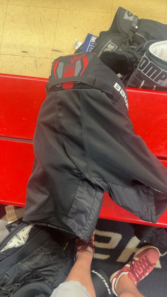 Bauer Lil Sport Junior Hockey Pants Black Used Junior Small