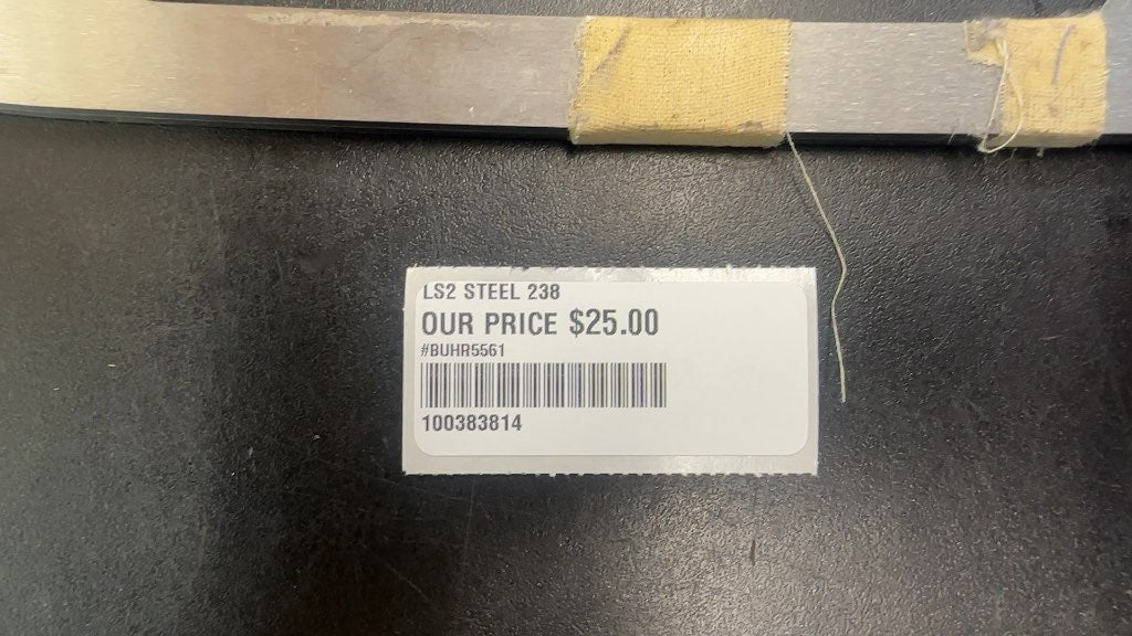 Bauer LS2 Steel Skate Runner Used 238