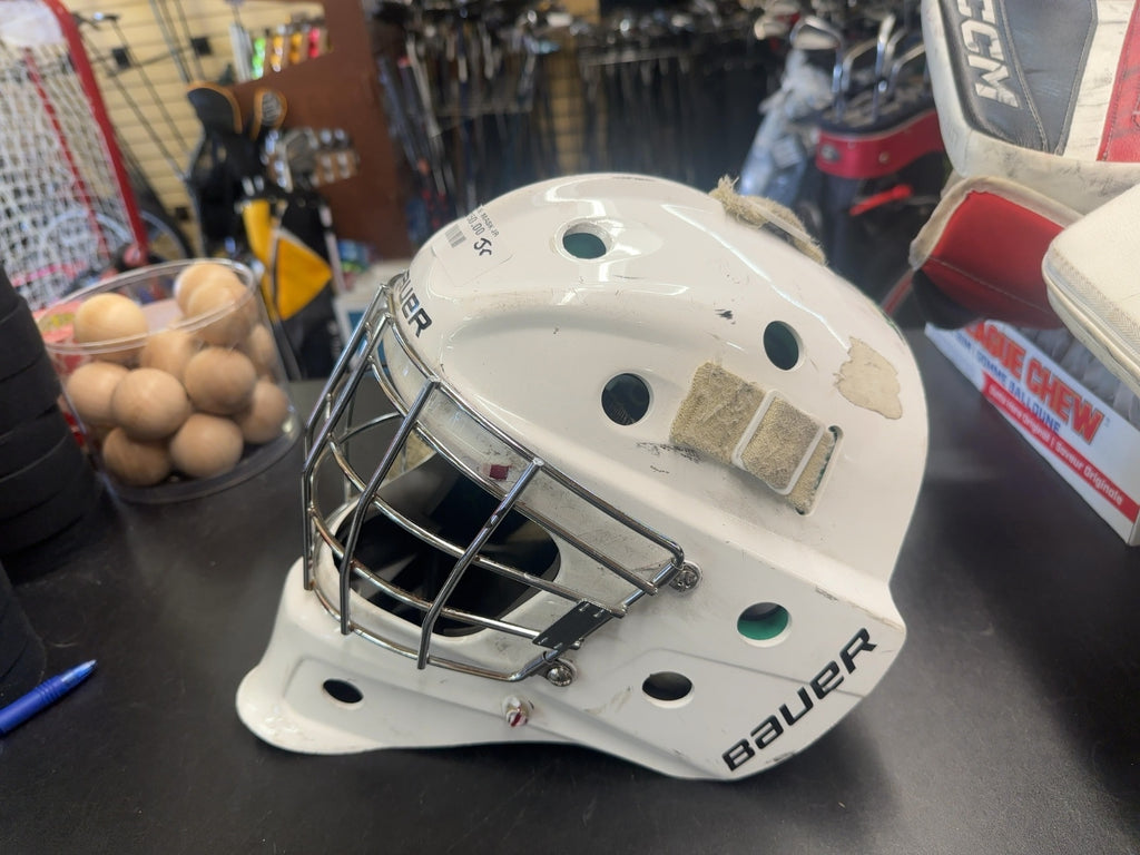 Bauer NME4 Junior Goalie Mask - White