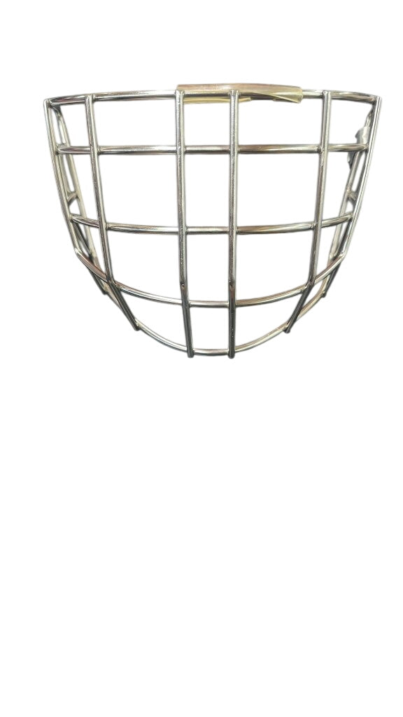 Bauer Profile X Senior Goalie Mask Cage - Chrome - Good Condition