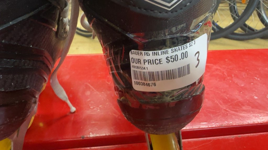 Bauer RS Inline Skates - Size 3