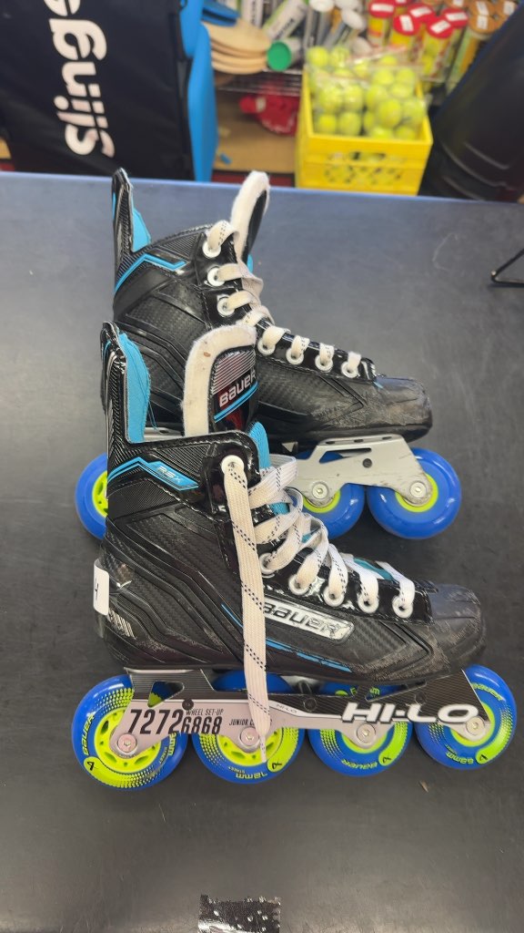 Bauer RSX Junior Inline Hockey Skates - Size 4