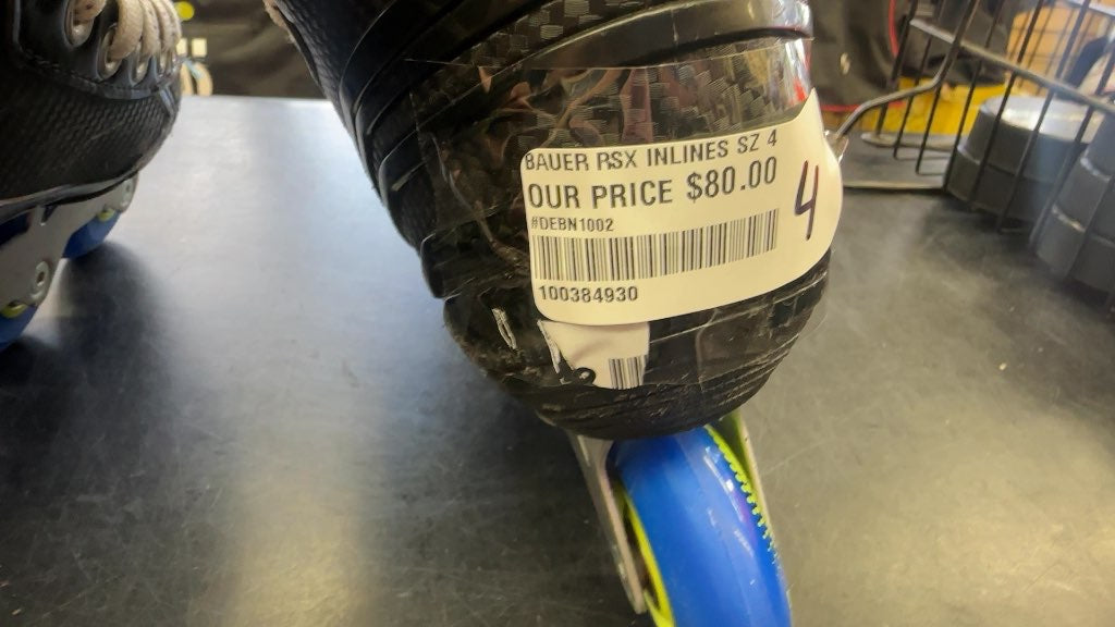 Bauer RSX Junior Inline Hockey Skates - Size 4