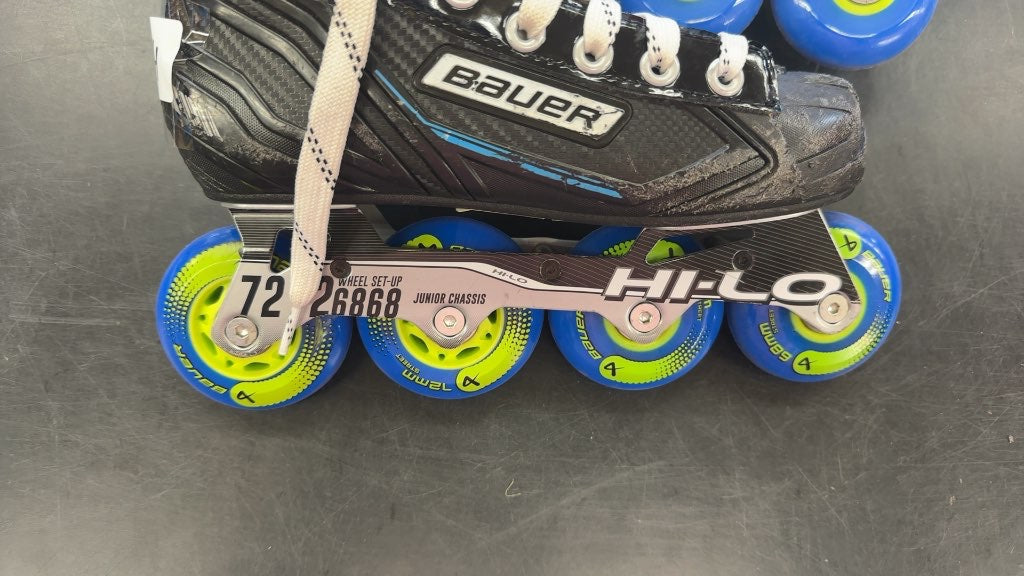 Bauer RSX Junior Inline Hockey Skates - Size 4