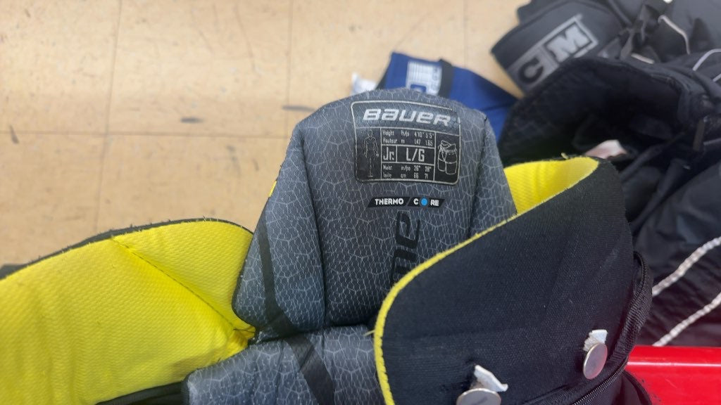 Bauer Supreme Hockey Pants Junior Large Black Used