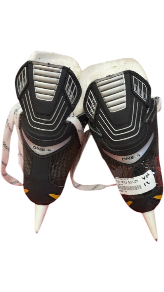 Bauer Supreme One.4 Youth Hockey Skates - Used - Size Y12