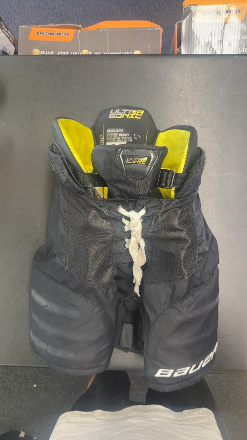 Bauer Supreme UltraSonic Youth Hockey Pants - Black - Used - YTH M