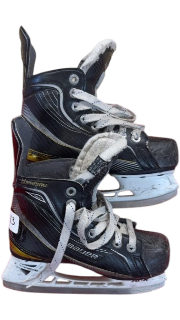 Bauer Supreme Youth Ice Hockey Skates Used Size 13Y