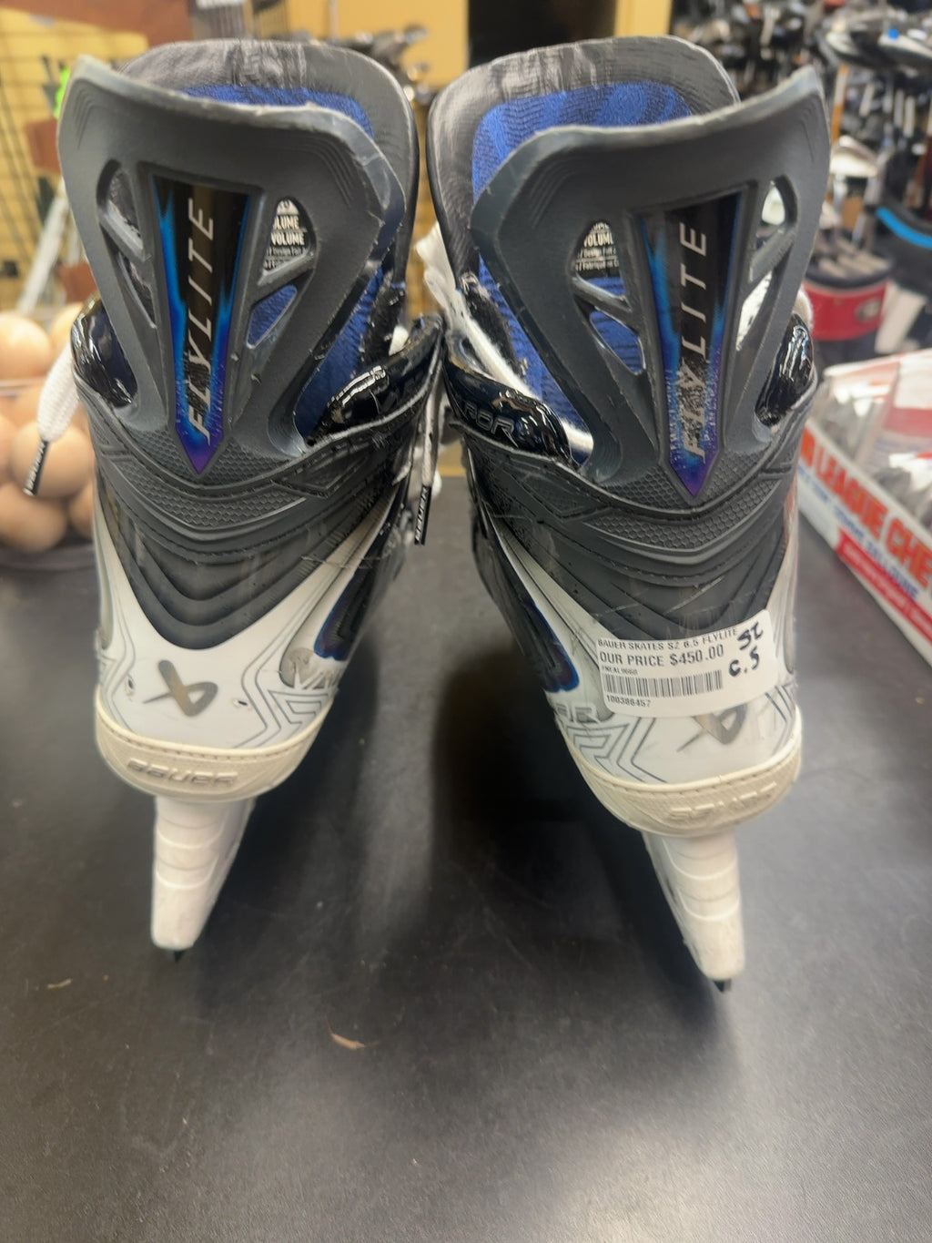 Bauer Vapor Flylite Hockey Skates - Size 6.5 Fit 3with fly TI steel