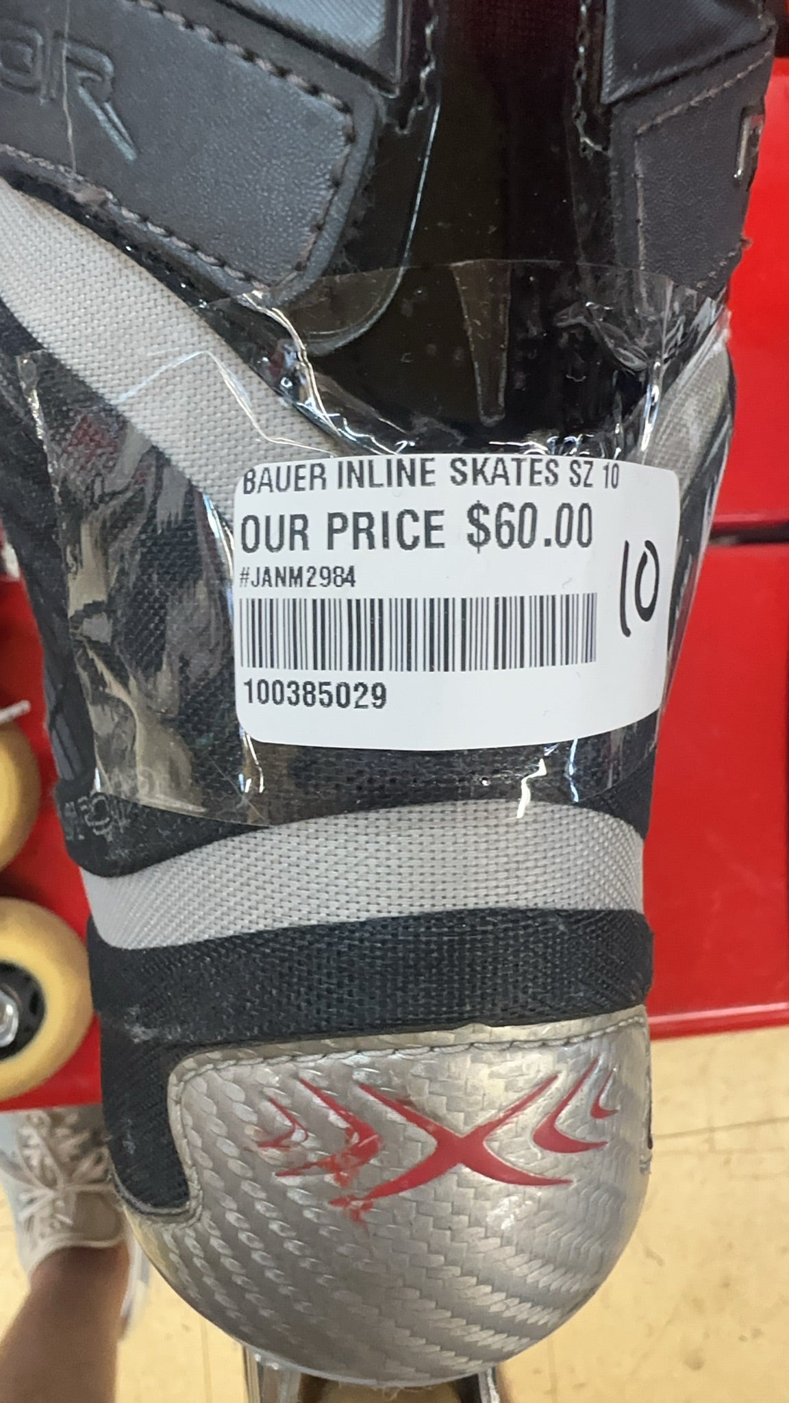 Bauer Vapor RX15 Inline Skates - Size 10