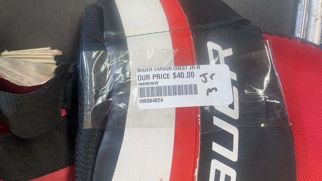 Bauer Vapor X:40 Hockey Goalie Chest Protector Junior Medium Used