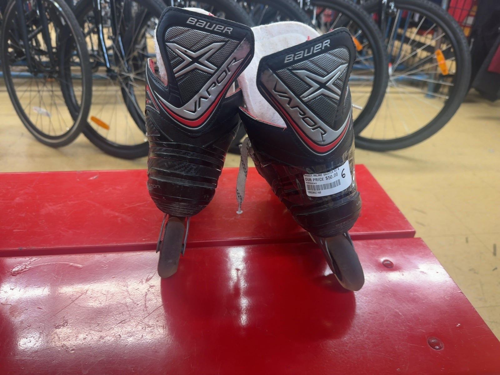 Bauer Vapor XR300 Inline Roller Hockey Skates - Size 6