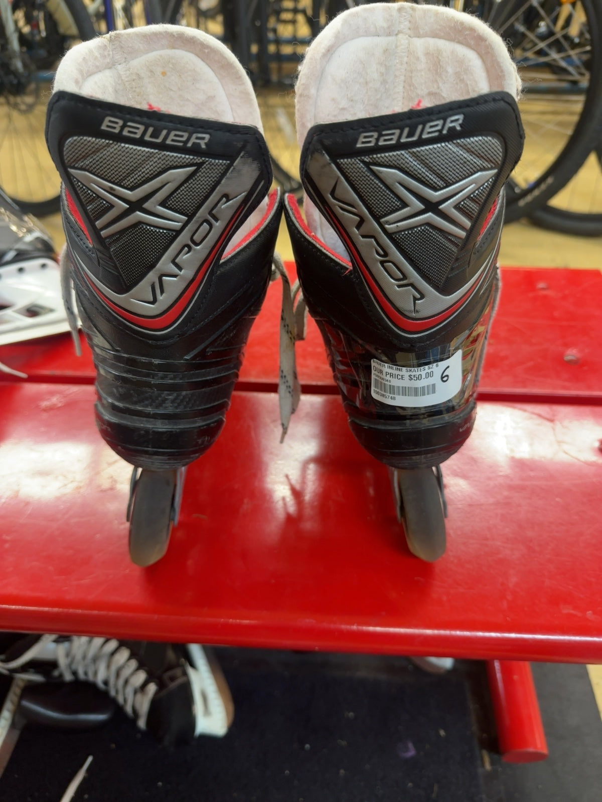 Bauer Vapor XR300 Roller Hockey Skates - Size 6