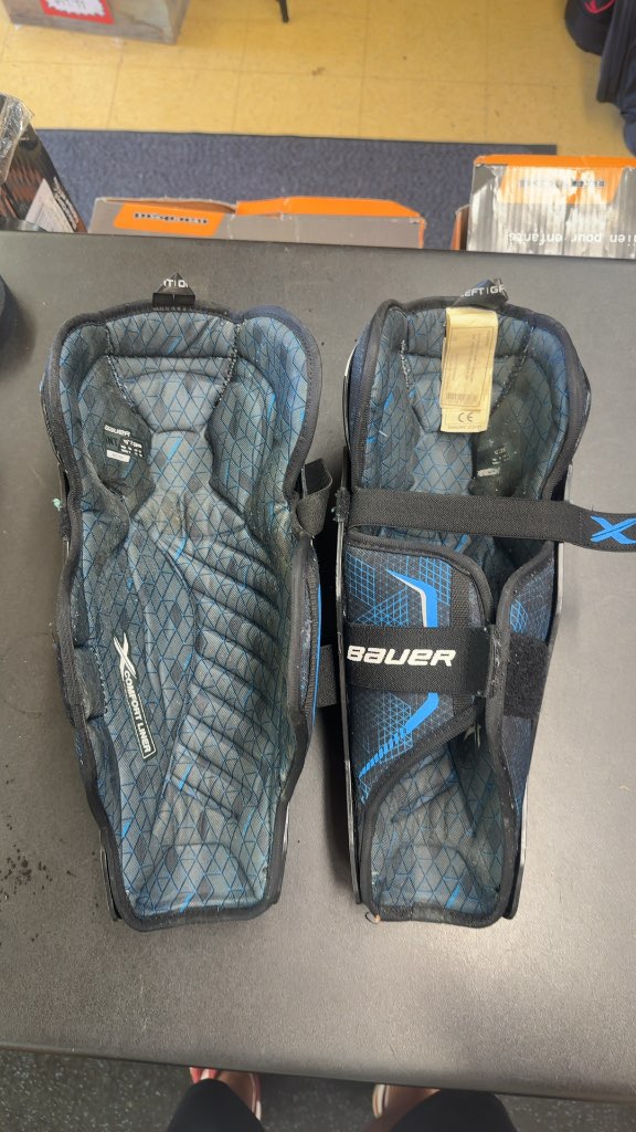 Bauer X Hockey Shin Guards Used 13"