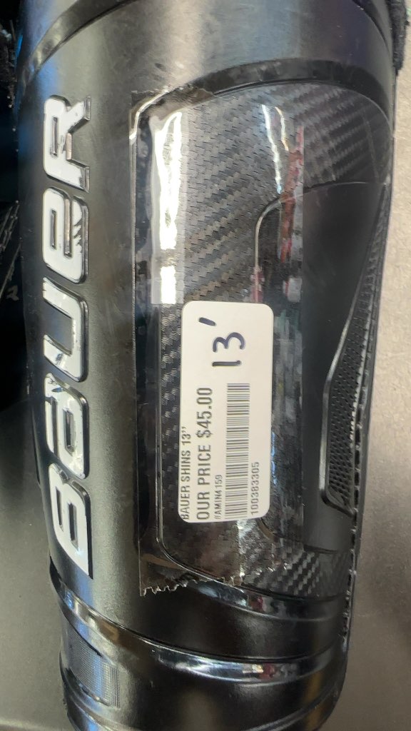 Bauer X Hockey Shin Guards Used 13"