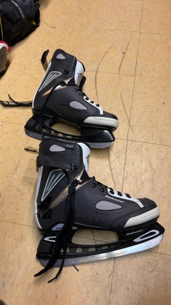 Bladerunner Ice Skates Power Driver Black/White Size 9