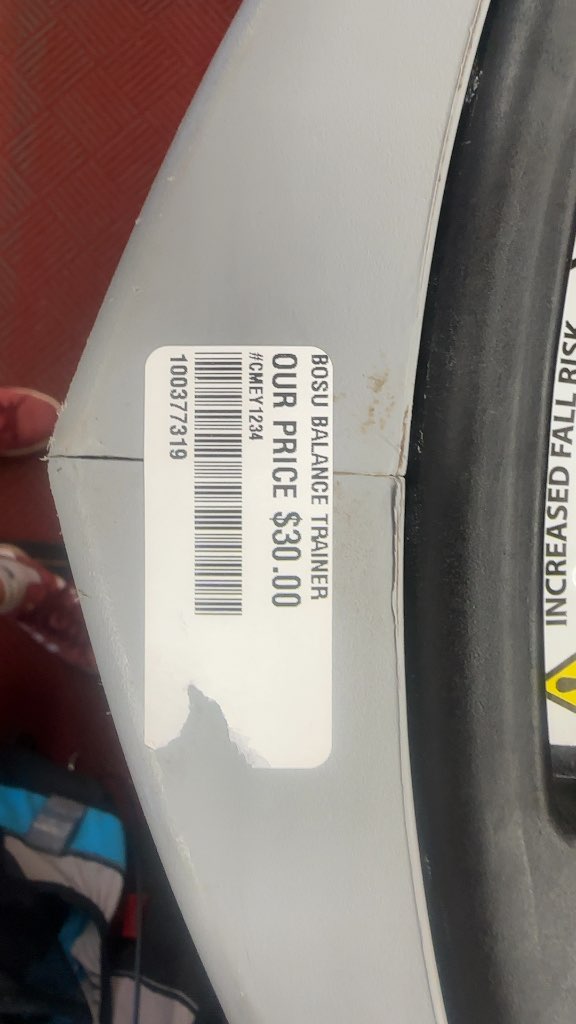 BOSU Balance Trainer Blue Used Standard