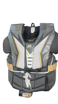 Brian's Goalie Chest Protector Medium Grey/White/Gold Used Optik 2