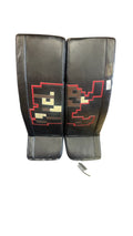 Brian's Hockey Goalie Pad Set Custom 8-Bit Mario Used Senior