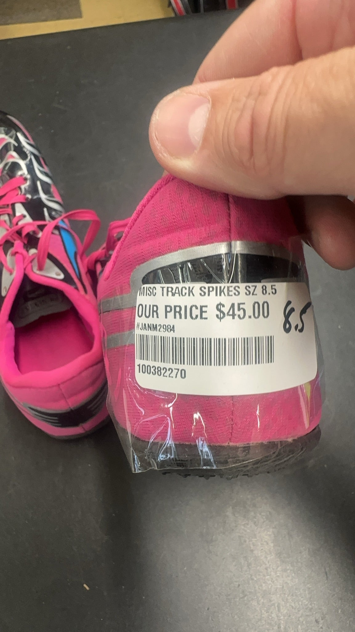 Brooks PR Sprint Track Spikes Size 8.5