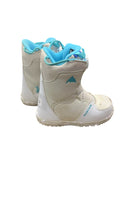 Burton Grom BOA Girls Snowboard Boots White/Blue Size 3