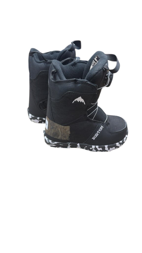 Burton Snowboard Boots Grom BOA Black Good Condition Size 13C