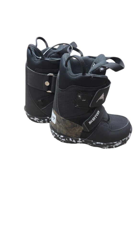 Burton Snowboard Boots Mini-Grom Black Used Size 10C