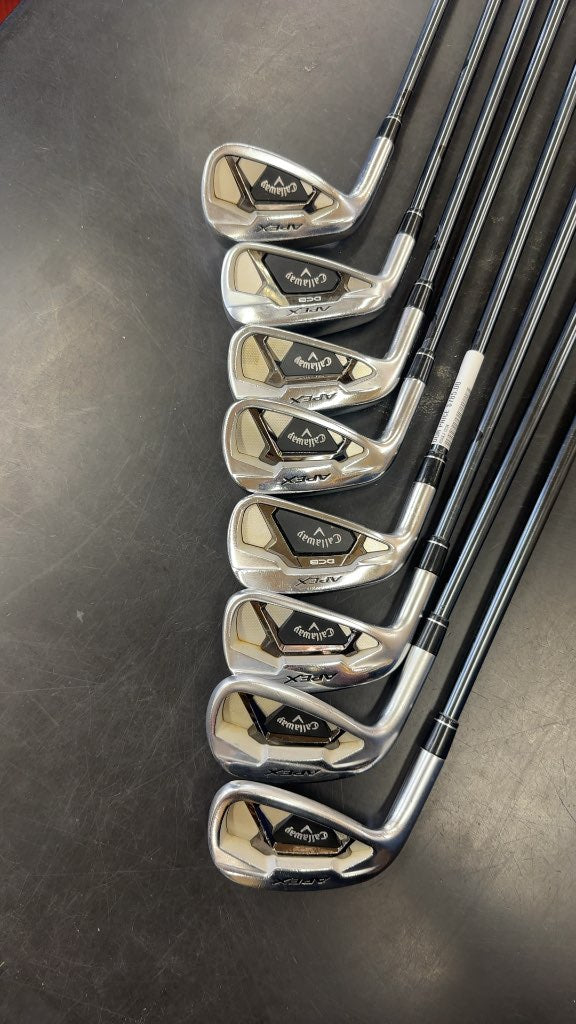 Callaway Apex DCB Iron Set Used 8-Piece Graphite Shafts