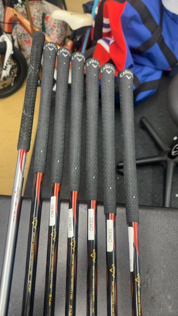 Callaway Diablo Edge Iron Set 4H 5-PW Regular Flex Graphite 7 Pieces