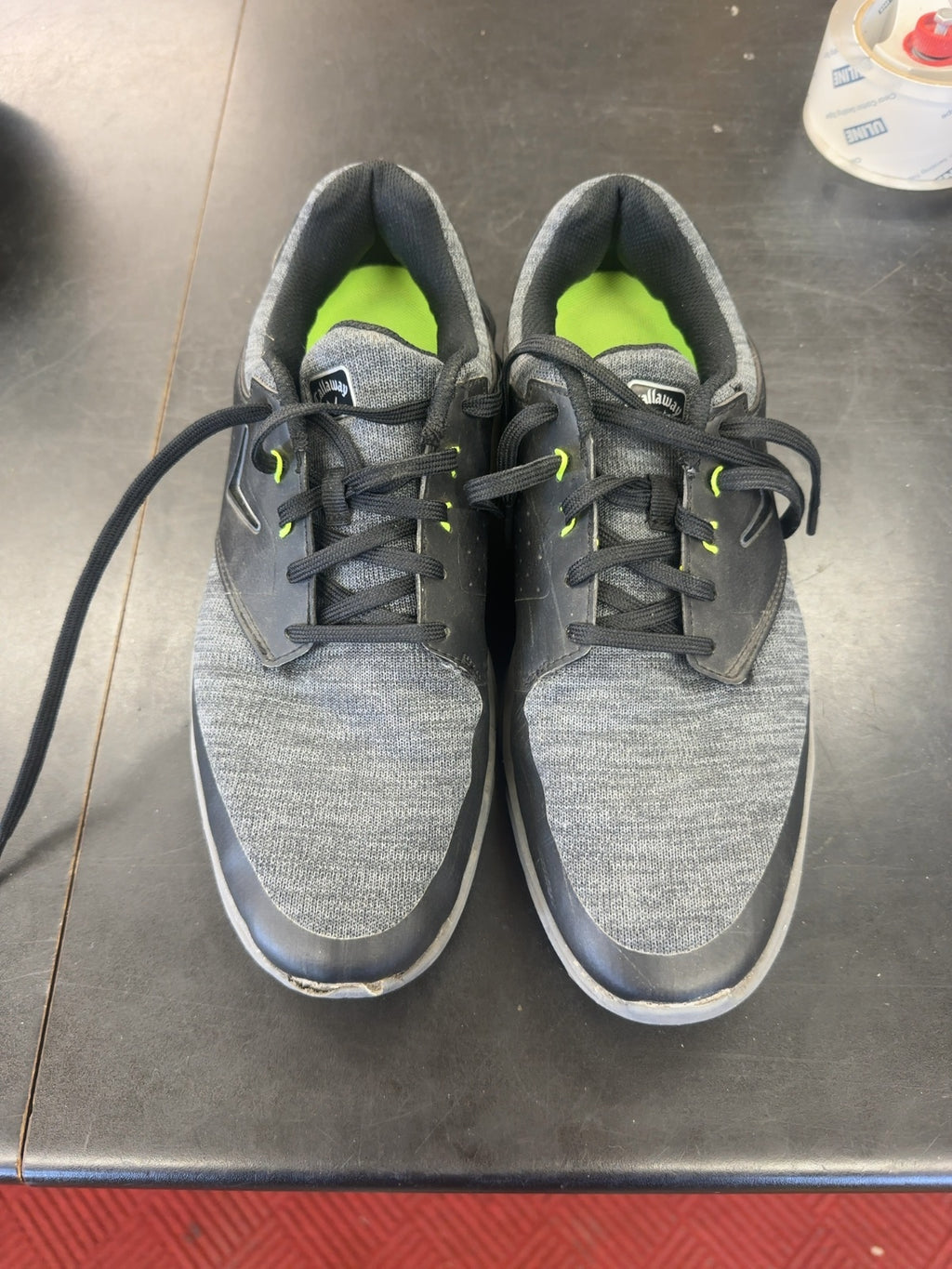 Callaway Men's Spikeless Golf Shoes - Grey/Black - Size 10